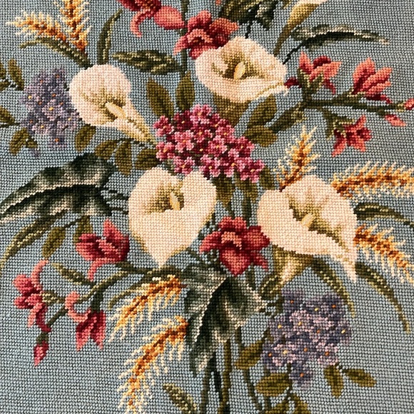 Upcycled Needlepoint - Picture 2 of 2